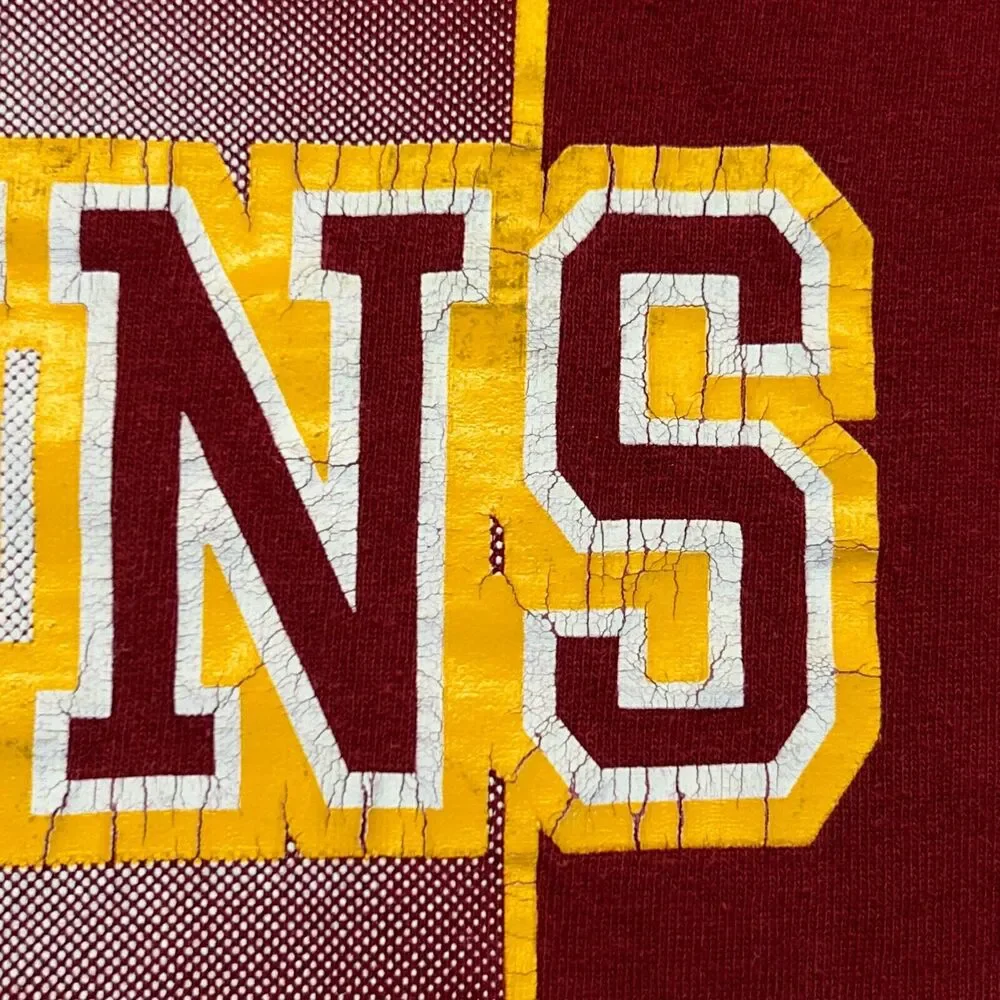Washington Redskins Vintage T Shirt Men's M/L Champion Made USA Single Stitch